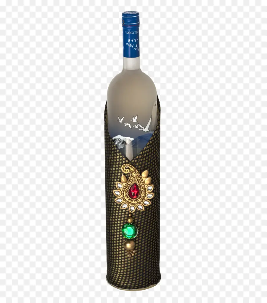 Botella Decorativa，Vino PNG