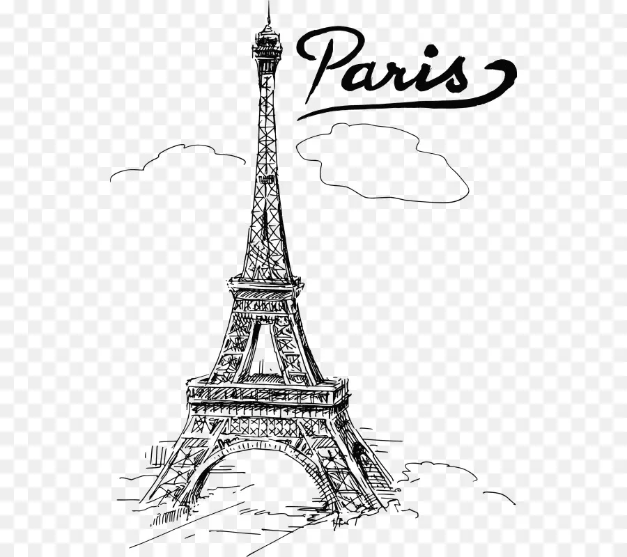 La Torre Eiffel，Dibujo PNG