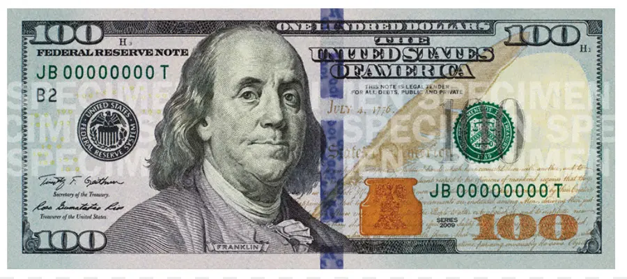 Benjamin Franklin，Estados Unidos PNG