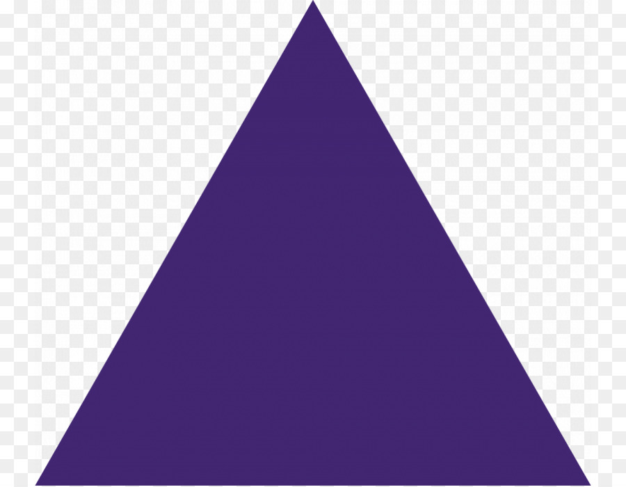 Triángulo Morado，Geométrico PNG