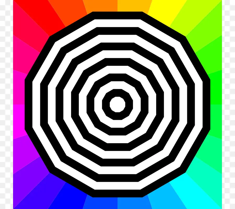 Espiral Colorida，Arcoíris PNG