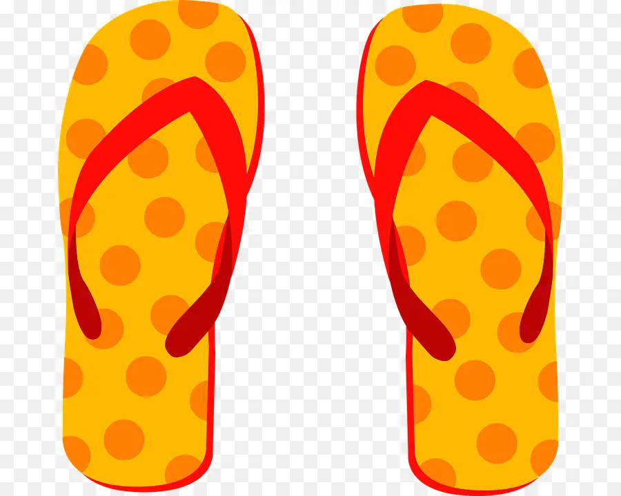 Chanclas De Lunares，Sandalias PNG