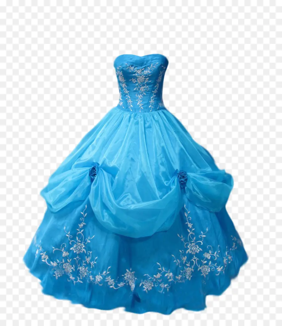 Vestido，Azul PNG