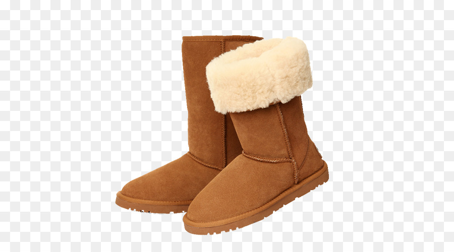 Botas De Piel Marrón，Invierno PNG