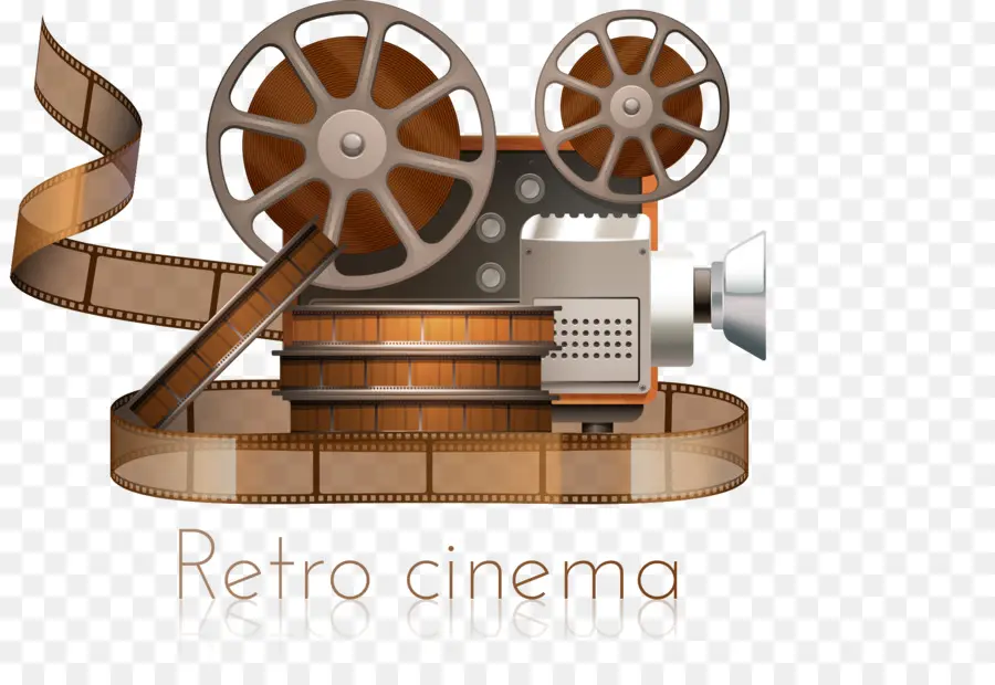 Proyector De Cine Retro，Película PNG