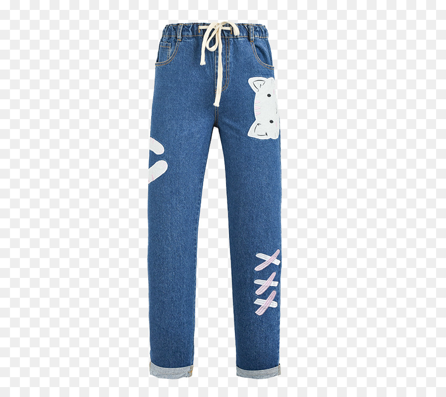 Jeans，Gato PNG