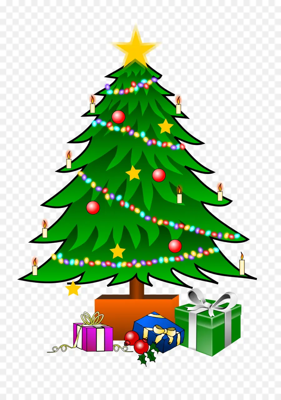 Árbol De Navidad，Estrella PNG