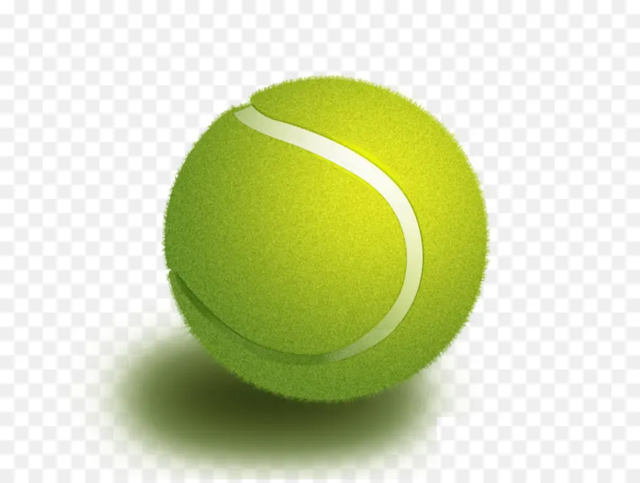 Pelota De Tenis，Amarillo PNG