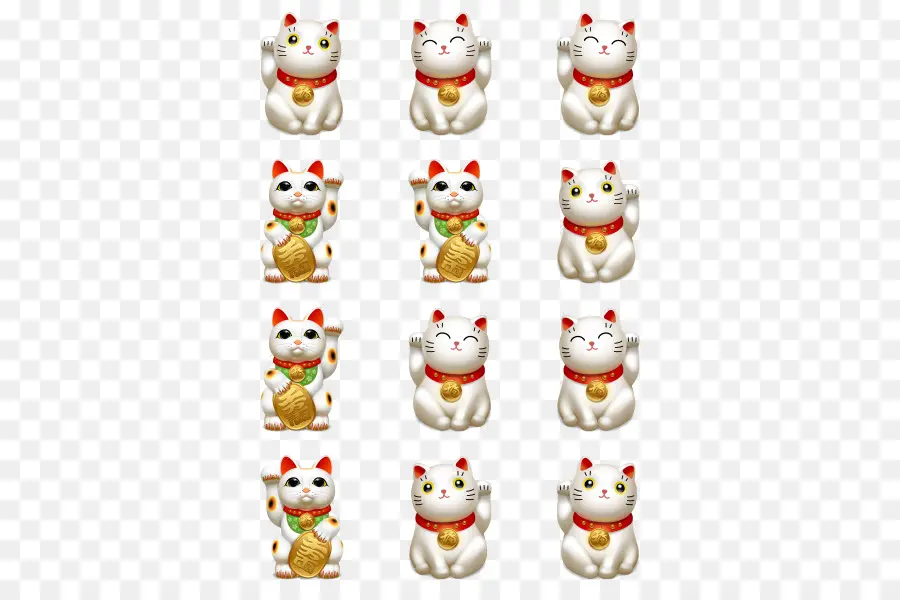 Maneki Neko，Gato Afortunado PNG