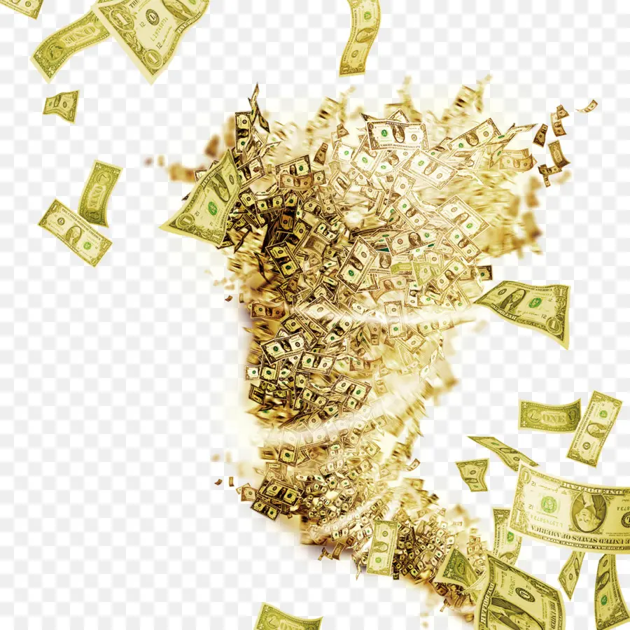 Tornado De Dinero，Dinero PNG