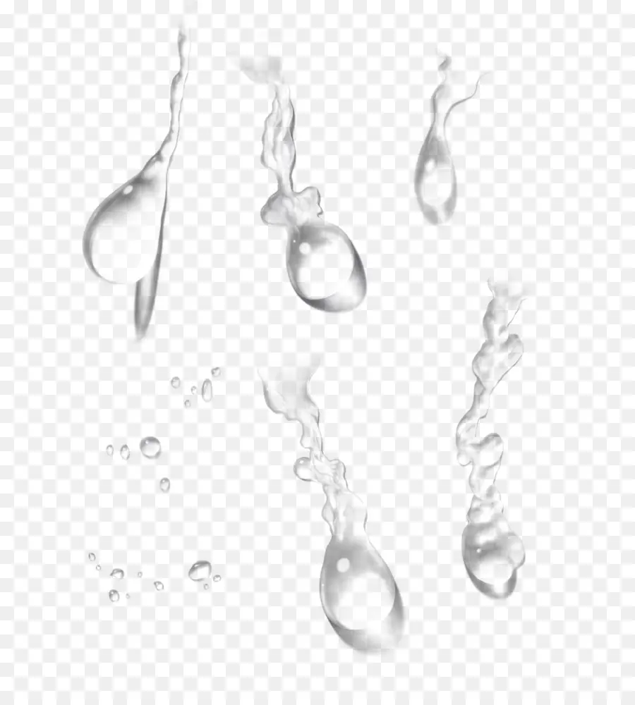 Gotas De Agua，Chapoteo PNG