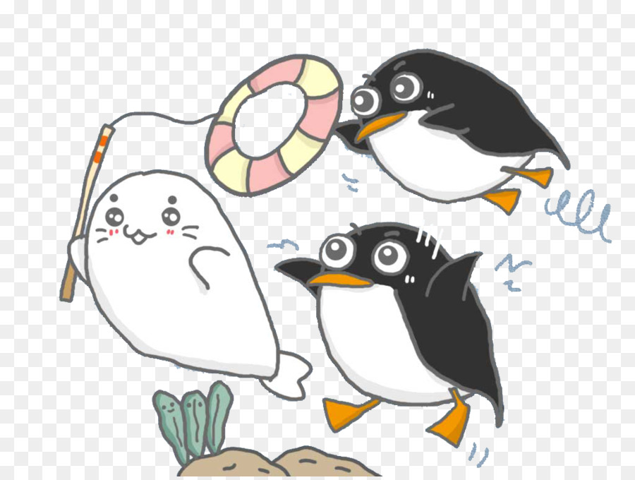 Penguin，Gato PNG