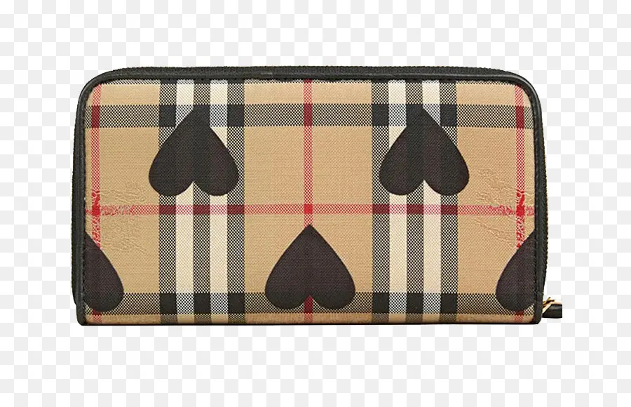 Cartera Cuadros Con Corazones，Burberry PNG