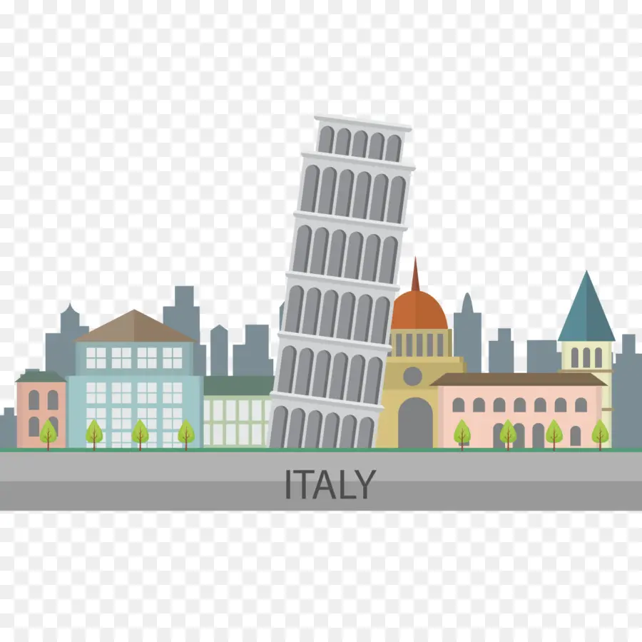 Italia，Puntos De Referencia PNG