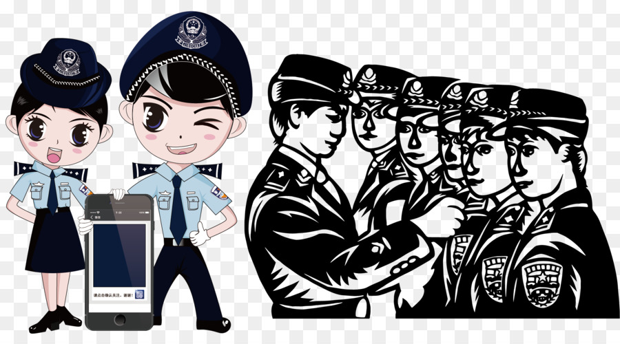 De Dibujos Animados，Oficial De Policía PNG