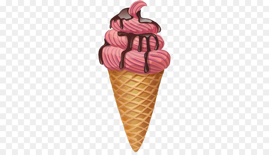 Cono De Helado，Postre PNG