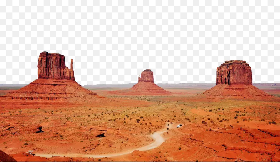 Monument Valley，Occidente Y Oriente Manopla De Buttes PNG