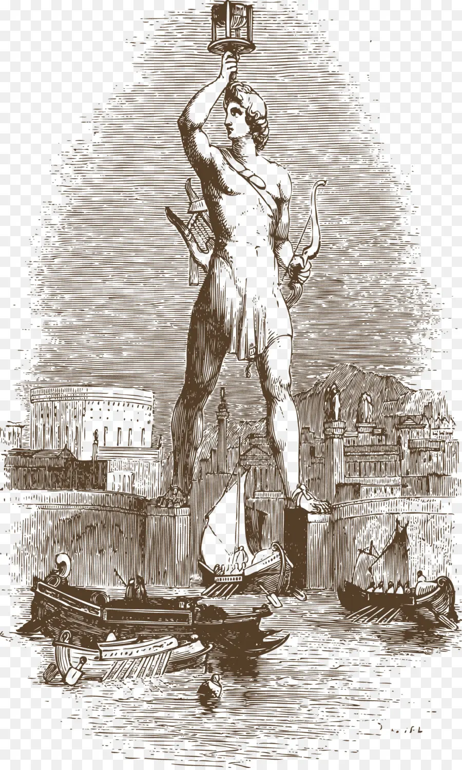 Coloso De Rodas，Estatua De La Libertad PNG