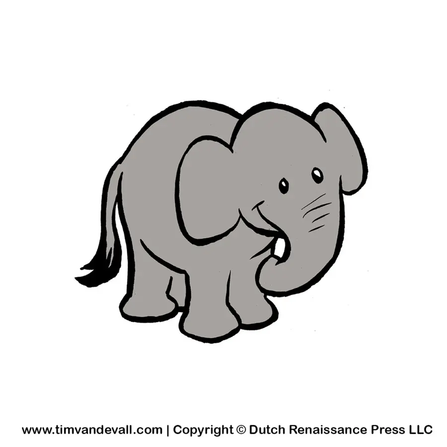 Elefante，Dibujo PNG