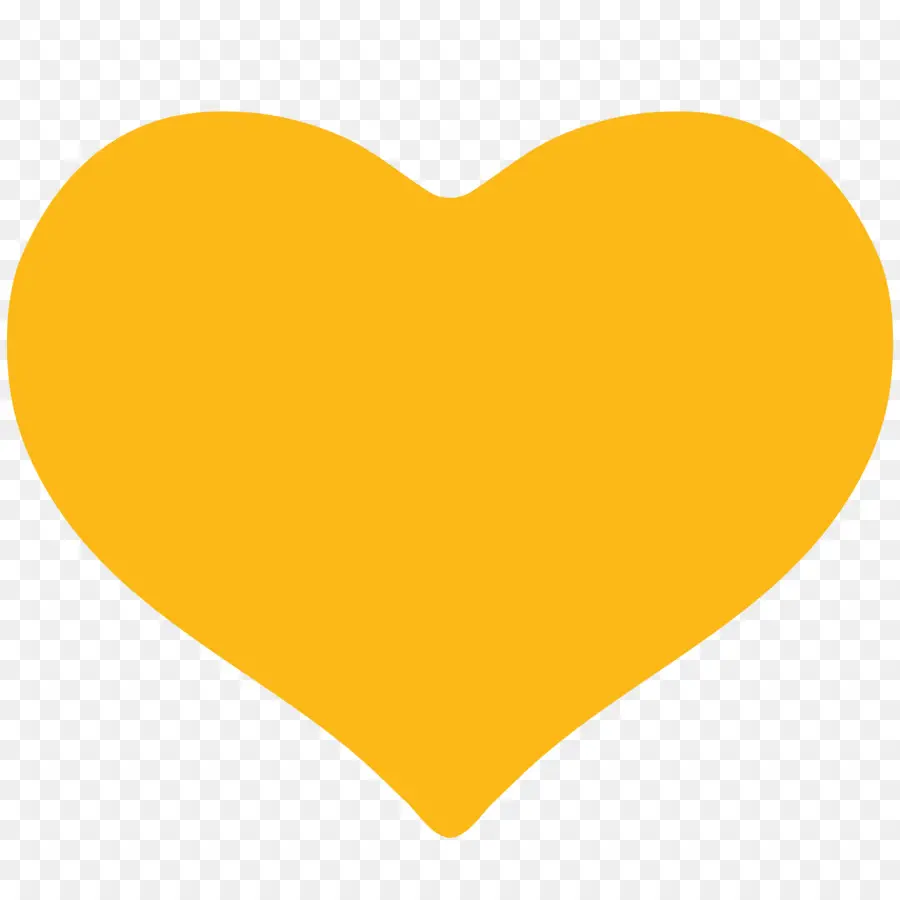 Amarillo，Corazón PNG