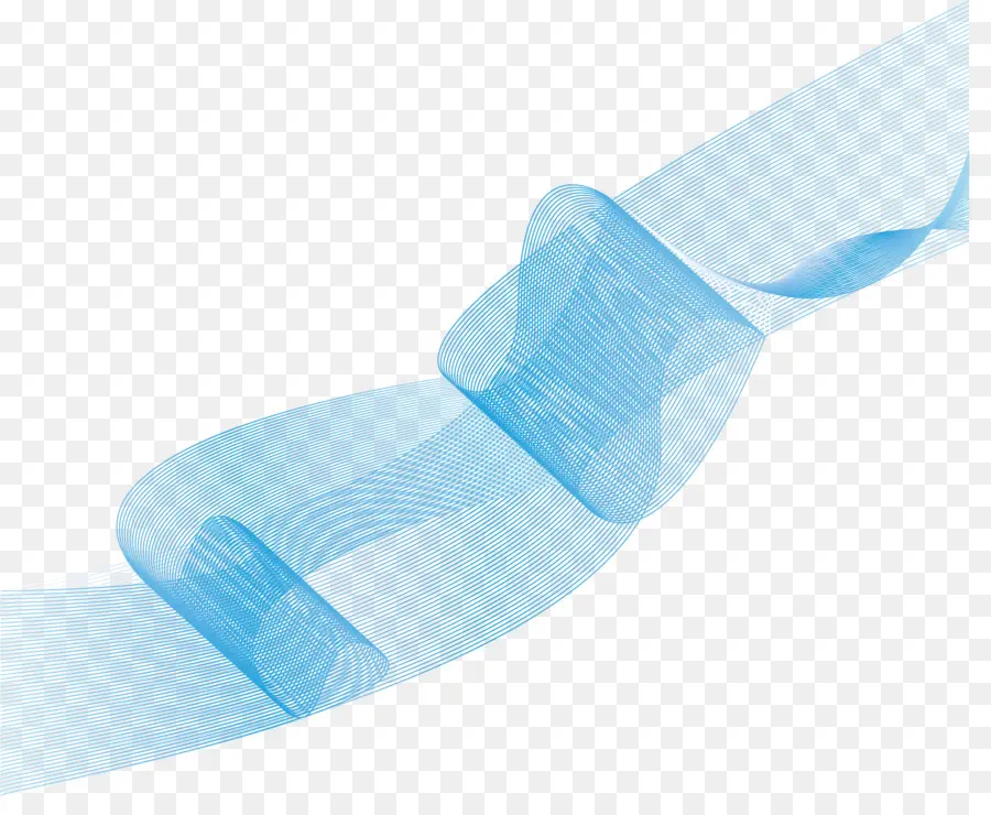 Ondas Abstractas Azules，Ondas PNG