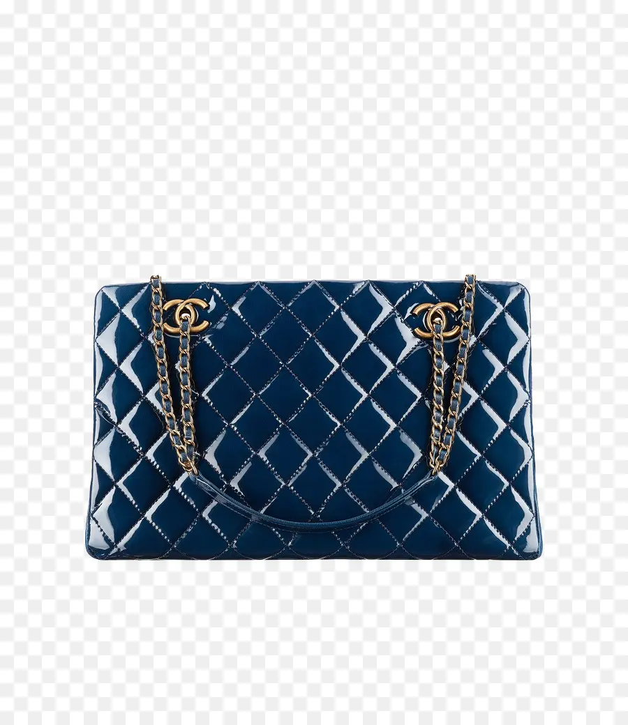 Bolso Acolchado Azul，Cuero PNG