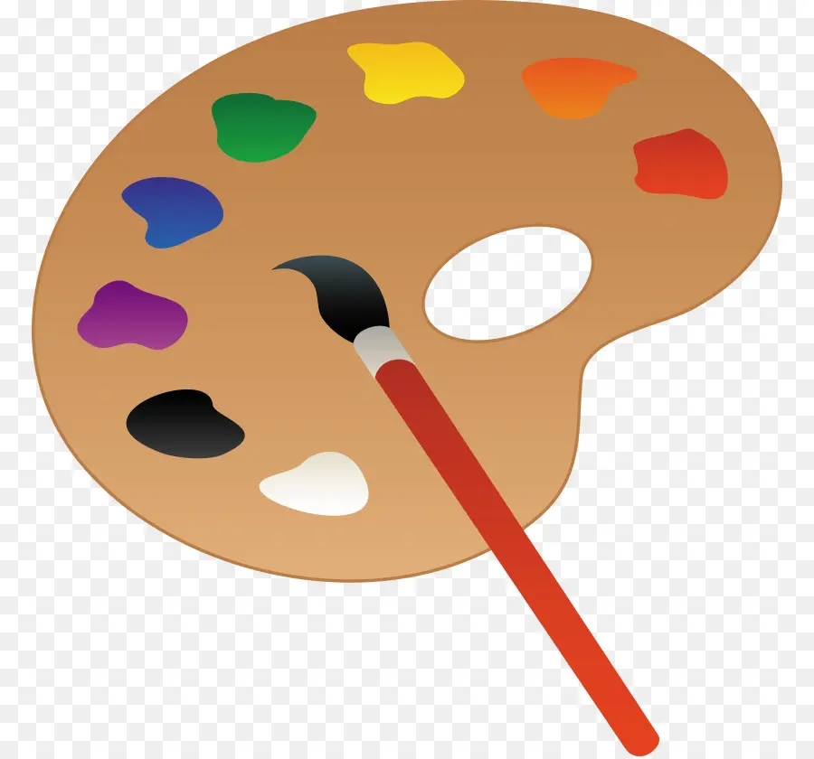 Paleta De Pintura，Cepillar PNG