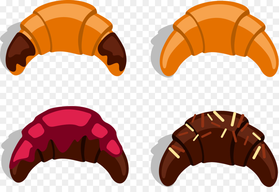 Croissants，Pasteles PNG