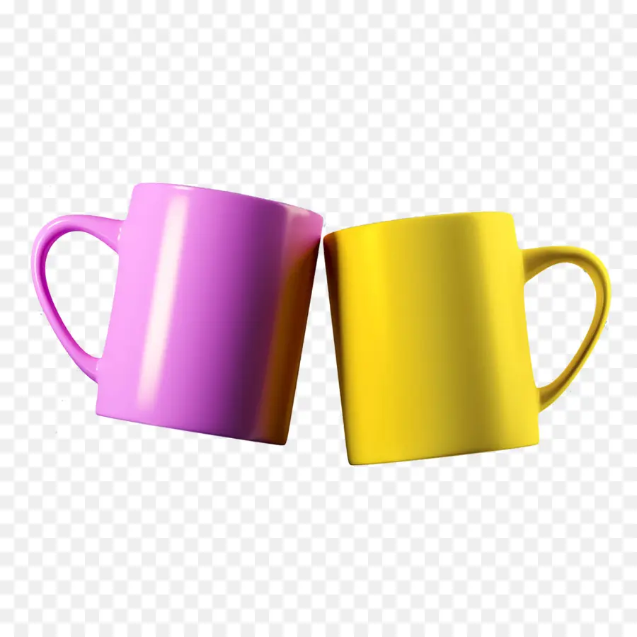 Tazas Coloridas，Taza Rosa PNG