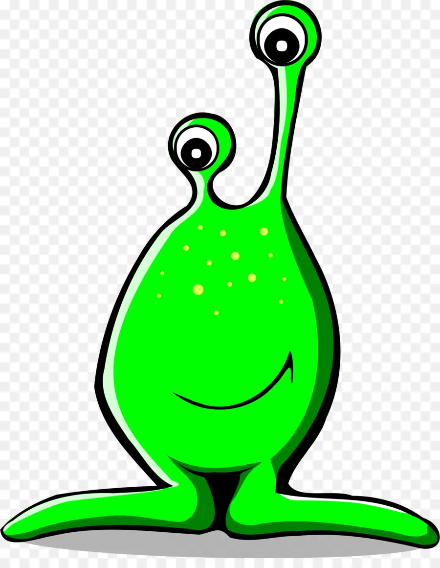 Extraterrestre Verde，Dibujos Animados PNG