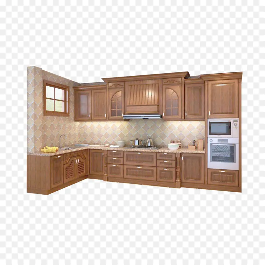 Gabinetes De Cocina De Madera，Cocina PNG