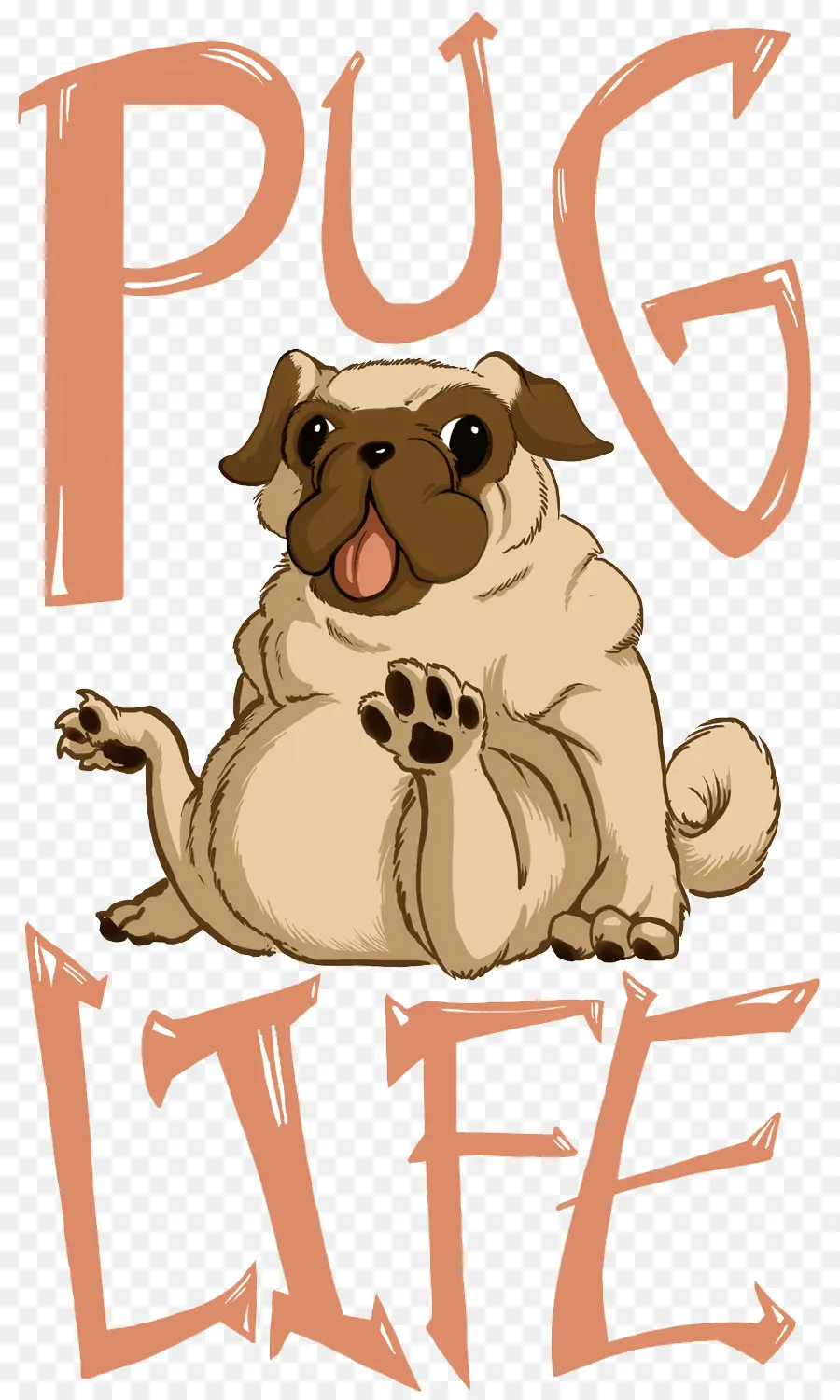 Pug，Camiseta PNG