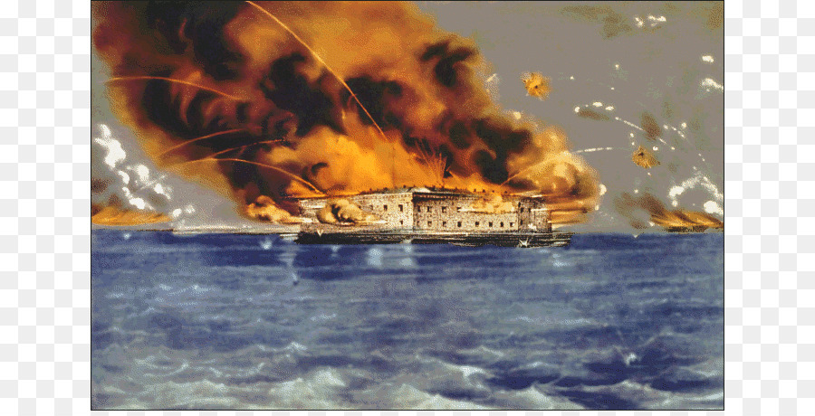 Fort Sumter，El Sur De Estados Unidos PNG