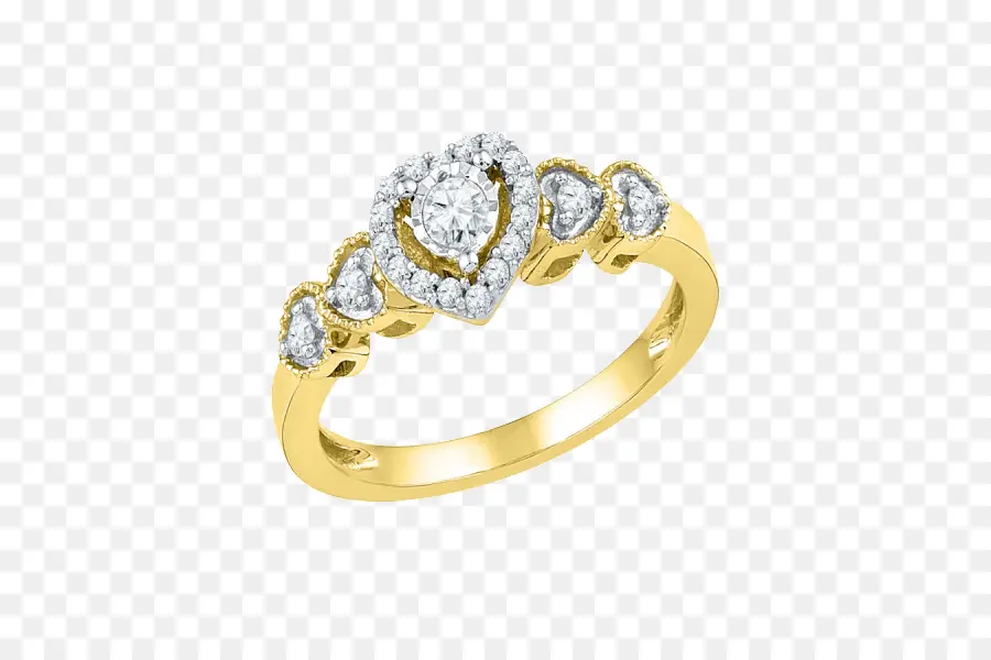 Anillo De Compromiso，Diamante PNG