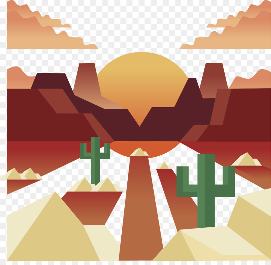 Puesta De Sol，Adobe Illustrator PNG