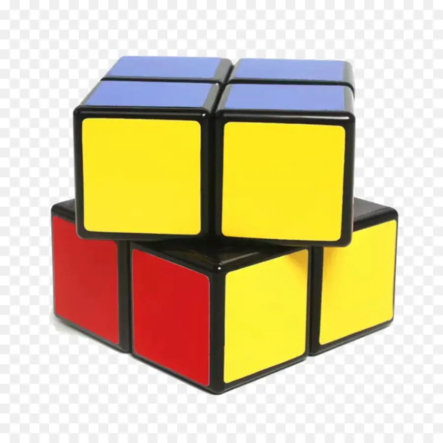 Cubo De Rubik，Amarillo PNG