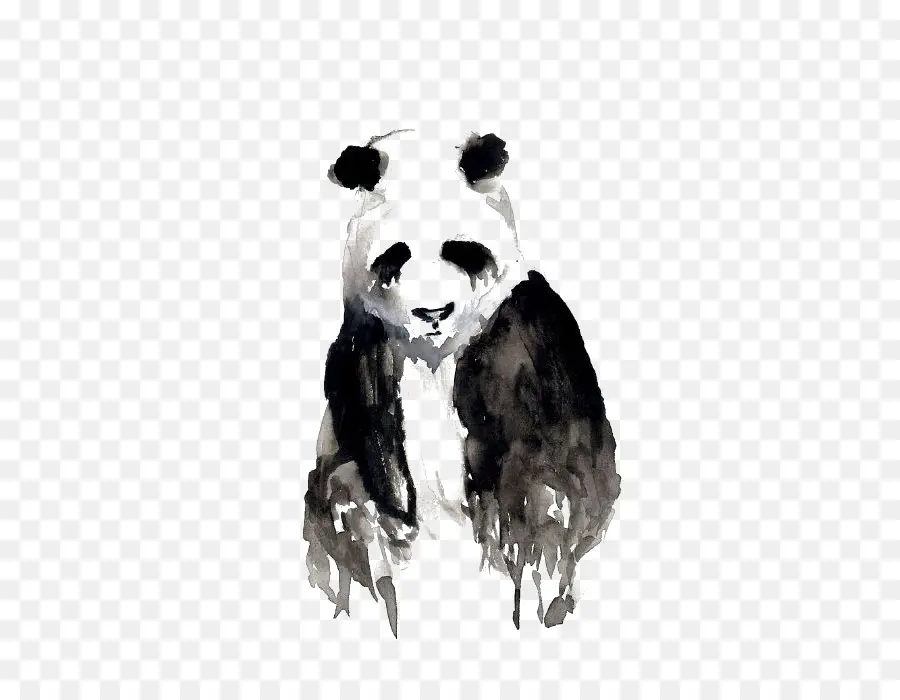 Pintura Panda，Animal PNG