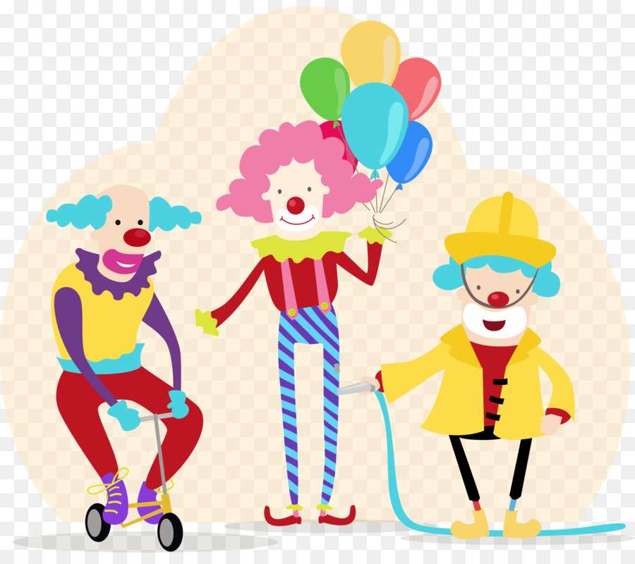 Payasos Con Globos，Circo PNG