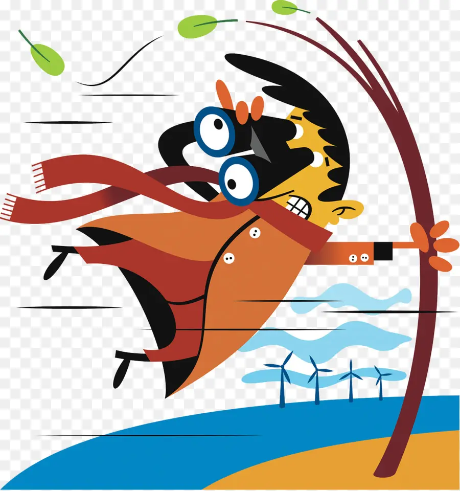 El Viento，Ilustración De Stock PNG