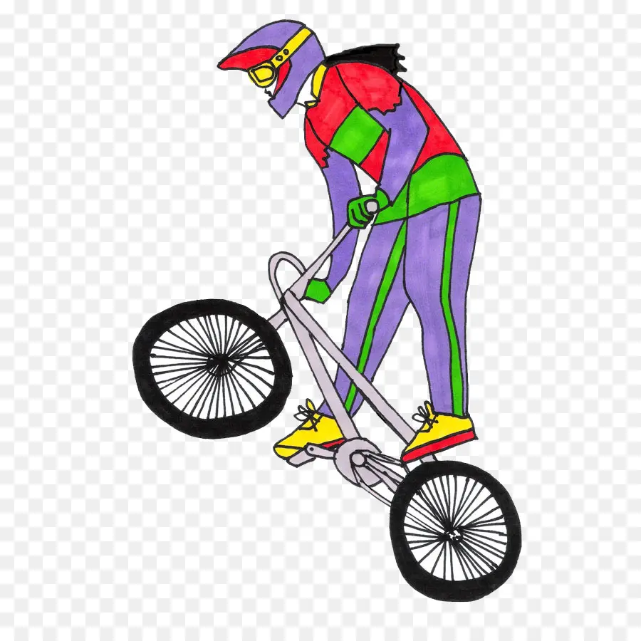 Jinete De Bmx，Bicicleta PNG