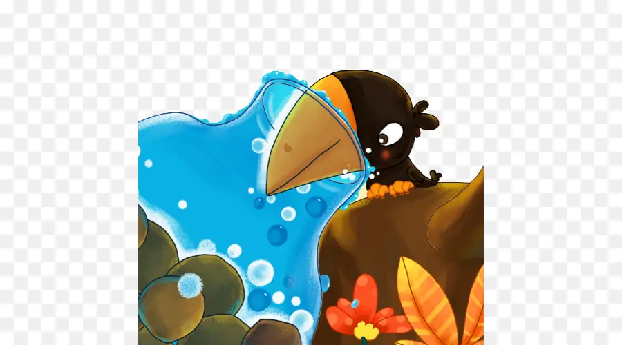 Pájaro Y Agua，Naturaleza PNG