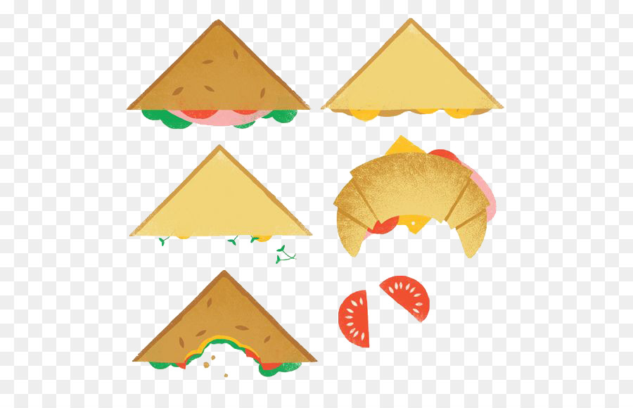 Croissant，Sandwich PNG