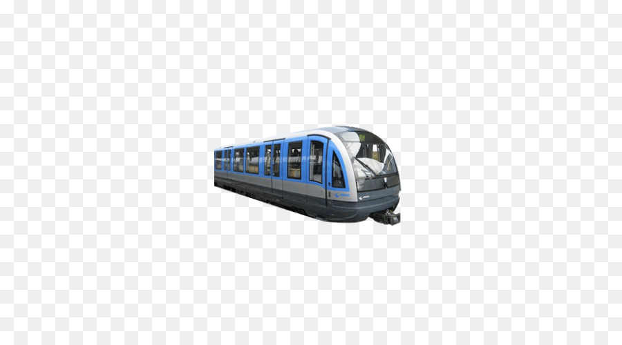 Tren Moderno，Azul PNG