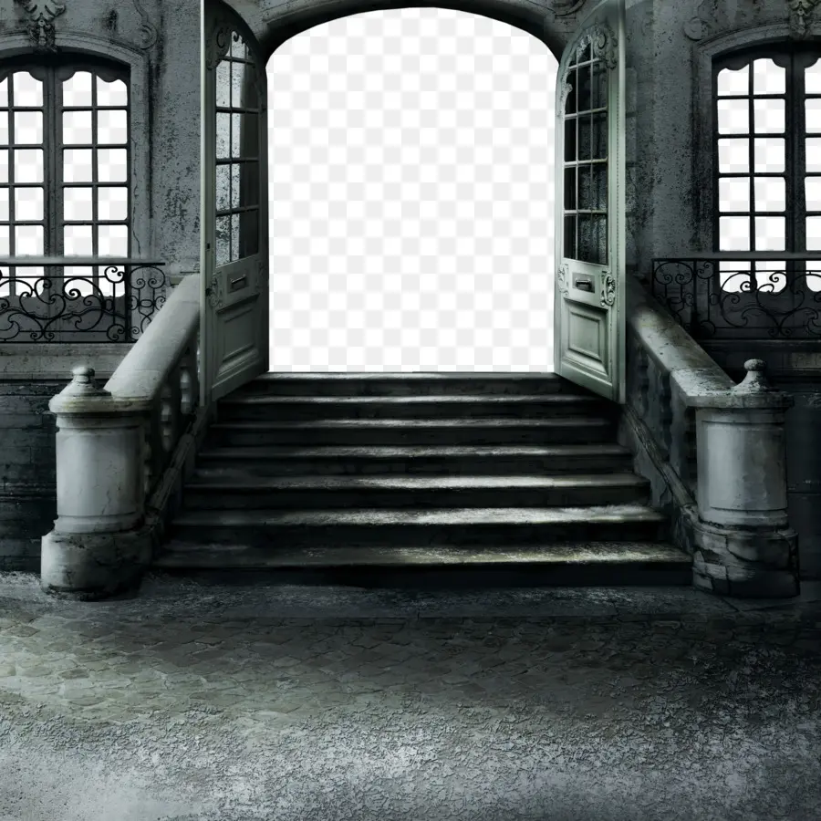 Escaleras，Ventana PNG