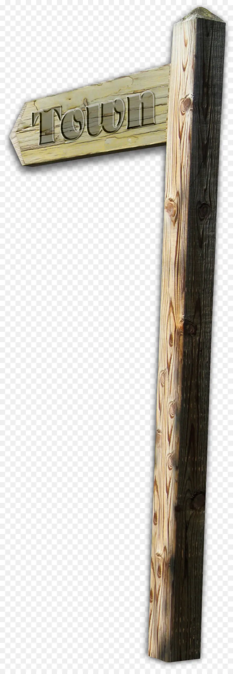 Señalizar，De Madera PNG