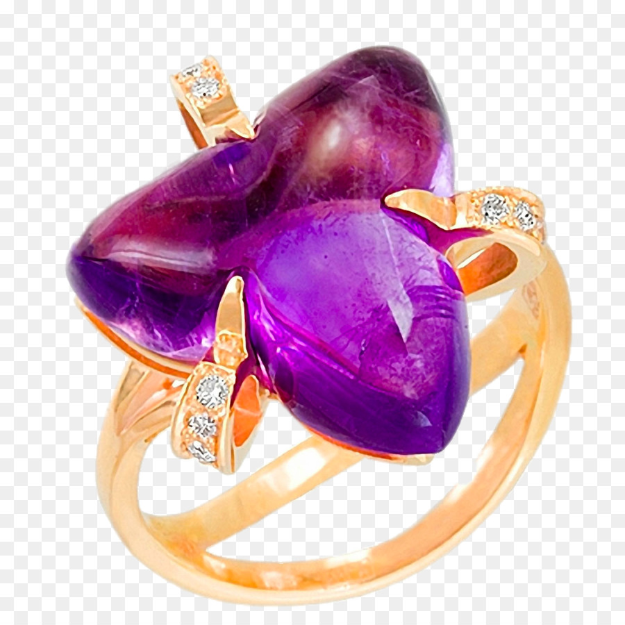 Amatista，Anillo PNG