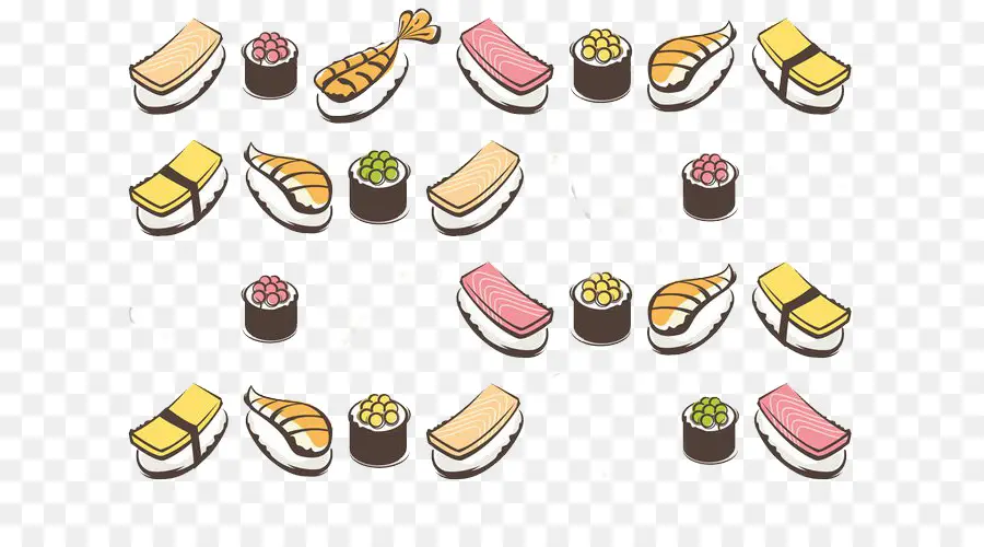 Sushi，Vector Pack PNG
