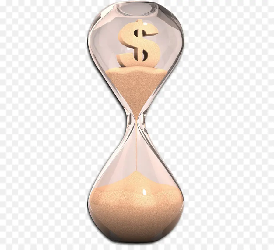 Dinero，Reloj De Arena PNG