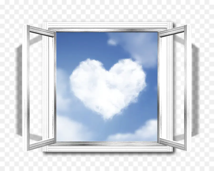 Nube En Forma De Corazón，Cielo PNG