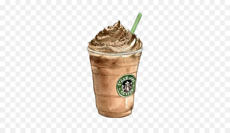 Café Helado，Starbucks PNG